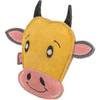 Jouet pour chien tête de vache en cuir véritable