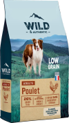 Wild & Authentic Croquettes pour chien au poulet pauvres en céréales (Low Grain)