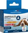 Ampoules anti-stress pour chien 18 x 1 ml apaisantes Francodex