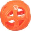 Balle perforée en TPE ø 6 cm orange – jouet à rapporter pour chien