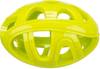 Balle perforée ovale en TPE pour chien 11 cm lime