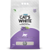 Litière agglomérante lavande bentonite blanche 10 L pour chat