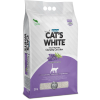Litière agglomérante lavande bentonite blanche 10 L pour chat