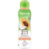 Tropiclean shampoing et après-shampoing 2 en 1 papaye 355 ml pour Chien