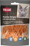 Friandises Premio Stripes au saumon et à la noix de coco pour chat