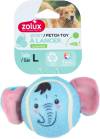 Balle de tennis sonore Eléphant pour chien