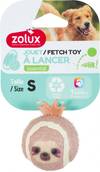 Zolux balle sonore paresseux pour chien en tissu recyclé