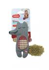 Jouet peluche Winter Loup avec herbe à chat pour chat - Zolux