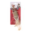 Jouet pour chat souris en carton et plumes Mon Ami Luki