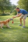 Jouet balle en coton pour chien Mon Ami Luki
