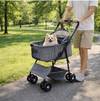 Poussette pliable premium pour chien et chat Mon Ami Luki