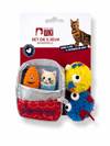 Jouets sensoriels pour chat à l'herbe à chat Mon Ami Luki