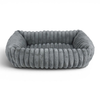 Panier rectangulaire MYSA gris anthracite pour chien Mon Ami Luki