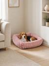 Panier rectangulaire MYSA vieux rose pour chien Mon Ami Luki