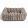 Panier rectangulaire MYSA taupe pour chien Mon Ami Luki