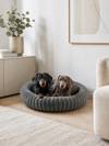 Panier rond MYSA gris anthracite pour chien Mon Ami Luki
