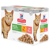 Hill's Science Plan Senior Vitality poulet saumon 12x85 g