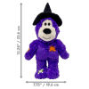 KONG Jouet chien Halloween Wild Knots Witch Bear en peluche