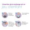 Recharge octogonale LitterLocker par Litter Genie pour chat