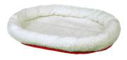 Coussin moelleux chat façon agneau