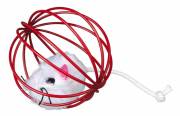 Jouet souris avec balle en métal pour Chat