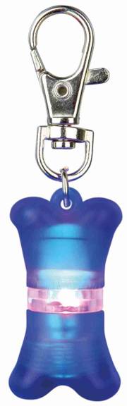 Pendentif Safer Iode os bleu pour chien