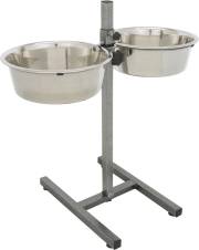 Support gamelle double XL pour chien