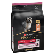 PRO PLAN Puppy Medium Sensitive Skin Saumon 3 kg