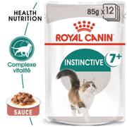 ROYAL CANIN Instinctive +7 en sauce 12 x 85 g pour Chat