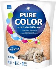 Perlinette Litière Pure Color orange pour Chat
