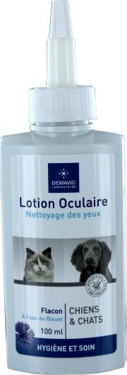 Lotion oculaire Demavic pour chien et chat