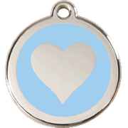 Médaille gravée pour chien motif Cœur
