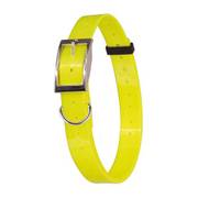 Collier fluo plein-air et chasse jaune pour chien