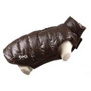 Doudoune Fashion Fun marron pour chien