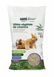 Hami Form Litière de chanvre pour lapin et rongeur