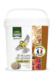Hami Form Boules de graisse insectes et fruits 30 boules pour Oiseau