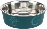Gamelle inox motif Pattes et Os pour chien