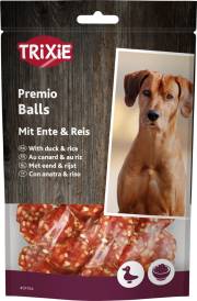 Friandises boulettes canard et riz pour chien