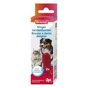 Beaphar Brosse à dents doigtier pour chien et chat