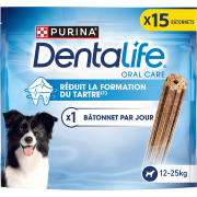 PRO PLAN Dentalife bâtonnets à mâcher pour chien moyen 15 bâtonnets