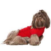 Pull chien British rouge taille 70