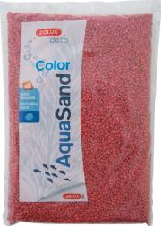 Sable rouge framboise pour aquarium