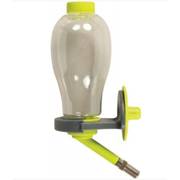 Biberon plastique vert pour lapin