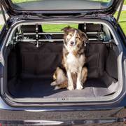 Protection coffre de voiture noire pour chien