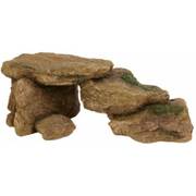 Décor aquarium rocher clair 15 cm