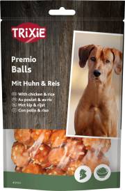 Friandises boules au riz et au poulet 80 g pour Chien