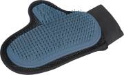 Gant de soin pour poils longs avec brosse pour chien et chat