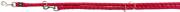 Laisse multiposition rouge pour chien