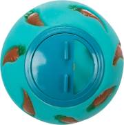 Jouet Snack Balle motif carottes pour lapin