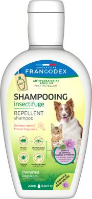 Shampoing anti puce insectifuge chien chat monoï Francodex